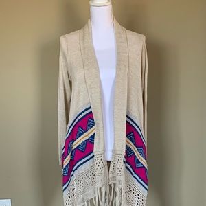 🌿 Super Cute Fringe Cardigan